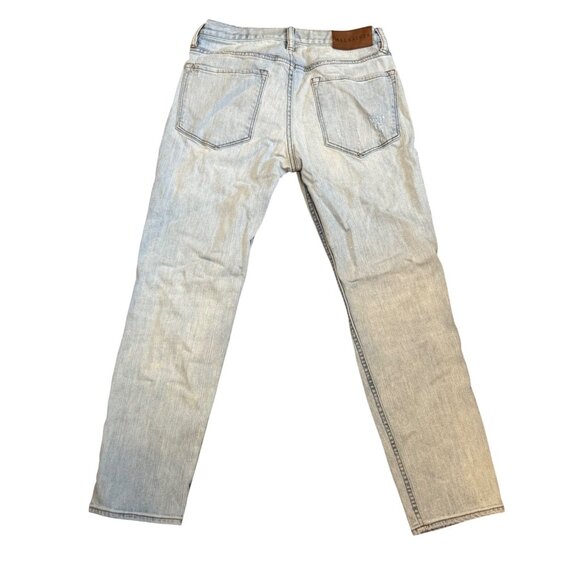 AllSaints Boys Fit Jeans Women W26 Light Wash Distressed Denim Casual Wear - Picture 2 of 5